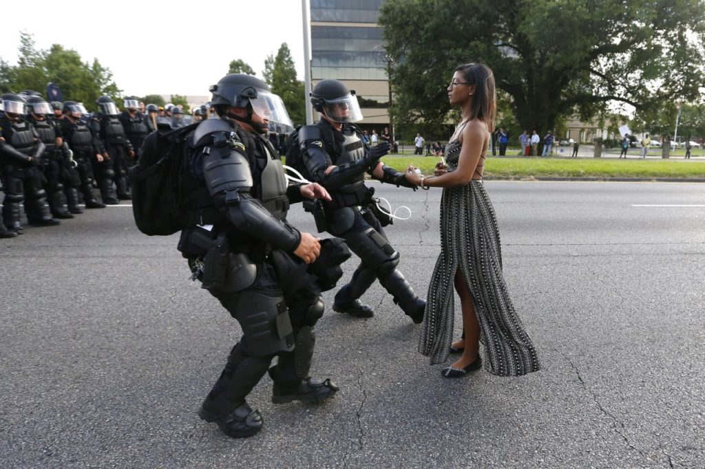 Ieshia-Evans in Baton Roguge, Louisiana 2016